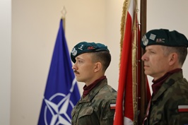 Medal ,,Pro Patria'' dla Wojskowego Centrum Kształcenia Medycznego im. gen. bryg. dr. med. Stefana Hubickiego w Łodzi.