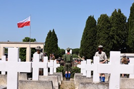 Uroczystości na Polskim Cmentarzu Wojennym w Casamassima