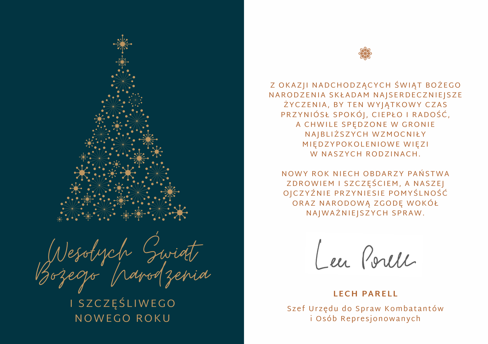 Świąteczne Życzenia od Szefa Urzędu